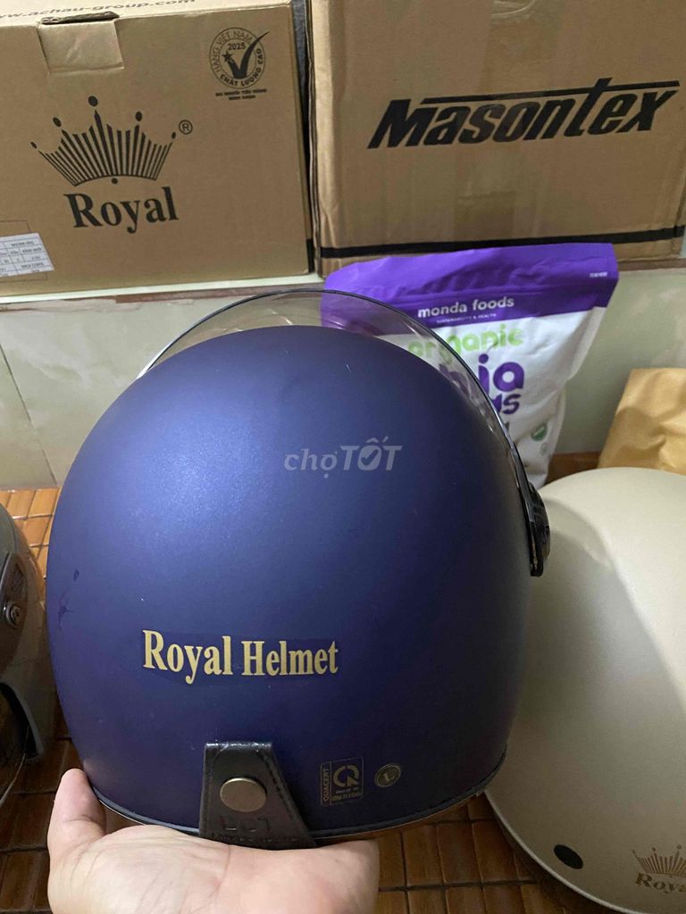 Mũ Bảo Hiểm thời trang nam nử Royal Helmet. Mua bán Phụ tùng xe tại Thị xã Ngã Năm Sóc Trăng được đăng bởi HaoTrinh shop hình 2