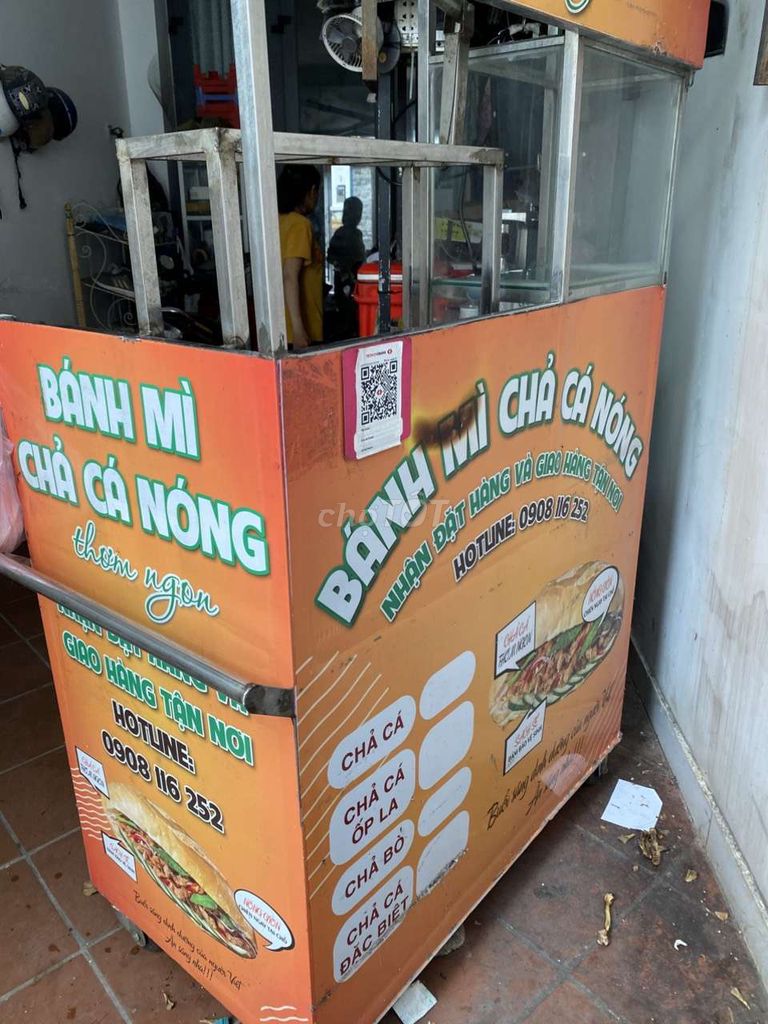 Xe bánh mì Inox chắc chắn, bền đẹp. Mua bán Đồ chuyên dụng, Giống nuôi trồng tại Quận Bình Thạnh Tp Hồ Chí Minh được đăng bởi Minh Phượng hình 1