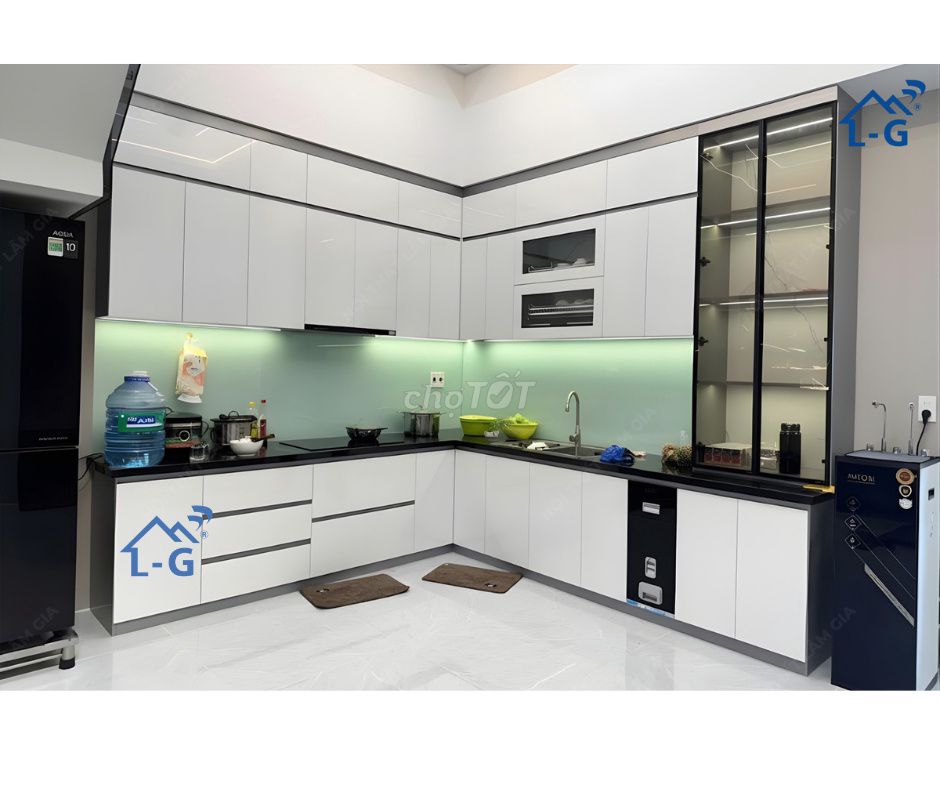 Tủ bếp Nhựa Ecoplast ##Tủ bếp Nhựa Ecoplast @@đẹp. Dịch vụ tại Thành phố Thủ Dầu Một Bình Dương được đăng bởi Lâm Gia Home hình 1