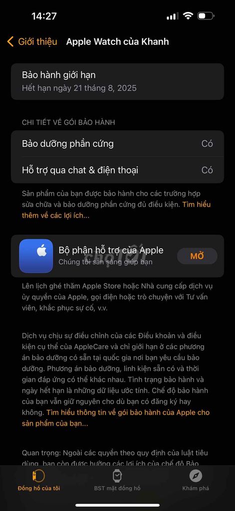 Apple watch ultra 2 99% mới active