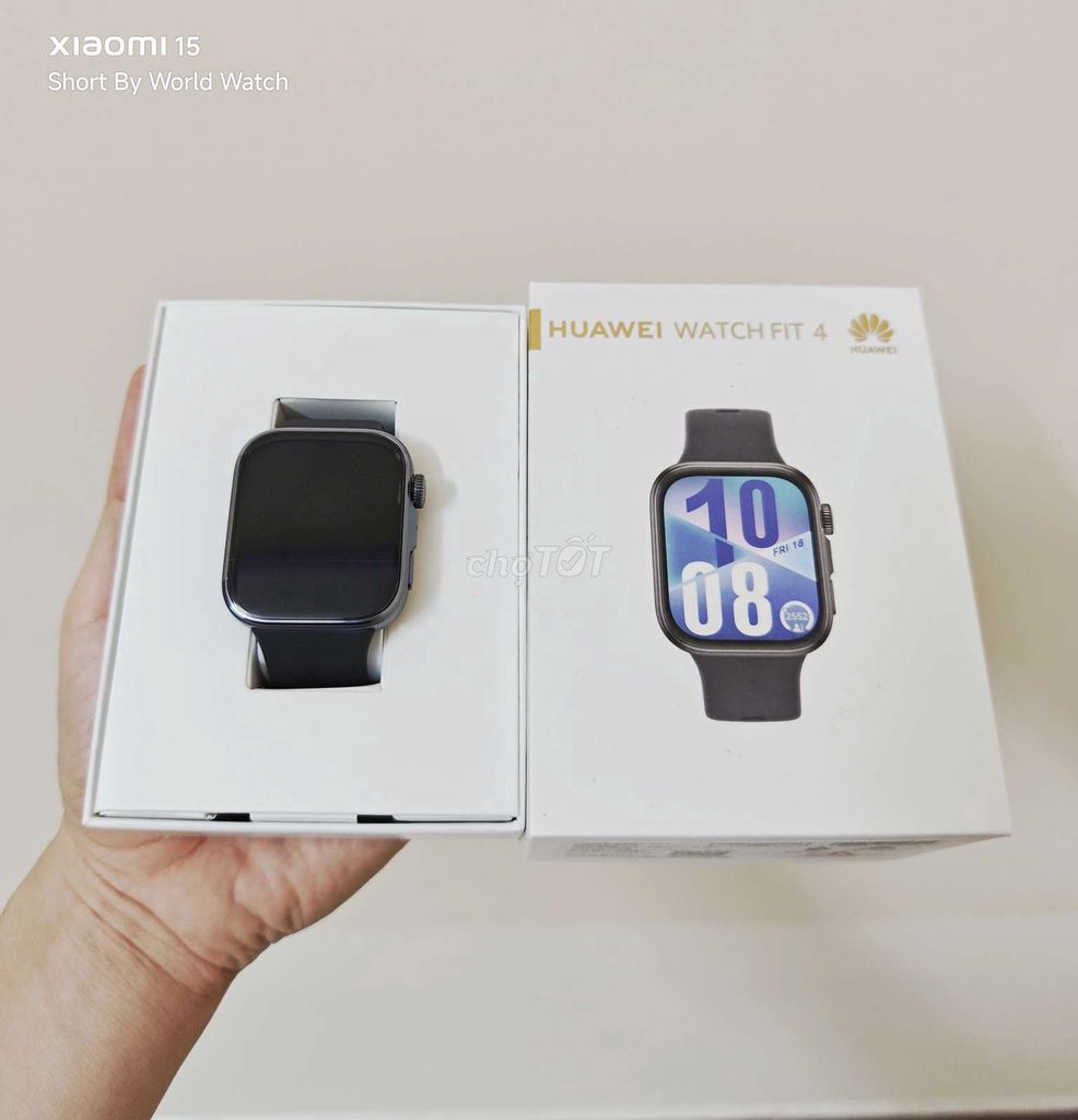 Huawei Watch Fit 4 Đen Đã sử dụng. Mua bán Thiết bị đeo thông minh tại Quận 6 Tp Hồ Chí Minh được đăng bởi Trần Hiền Nhân  hình 1