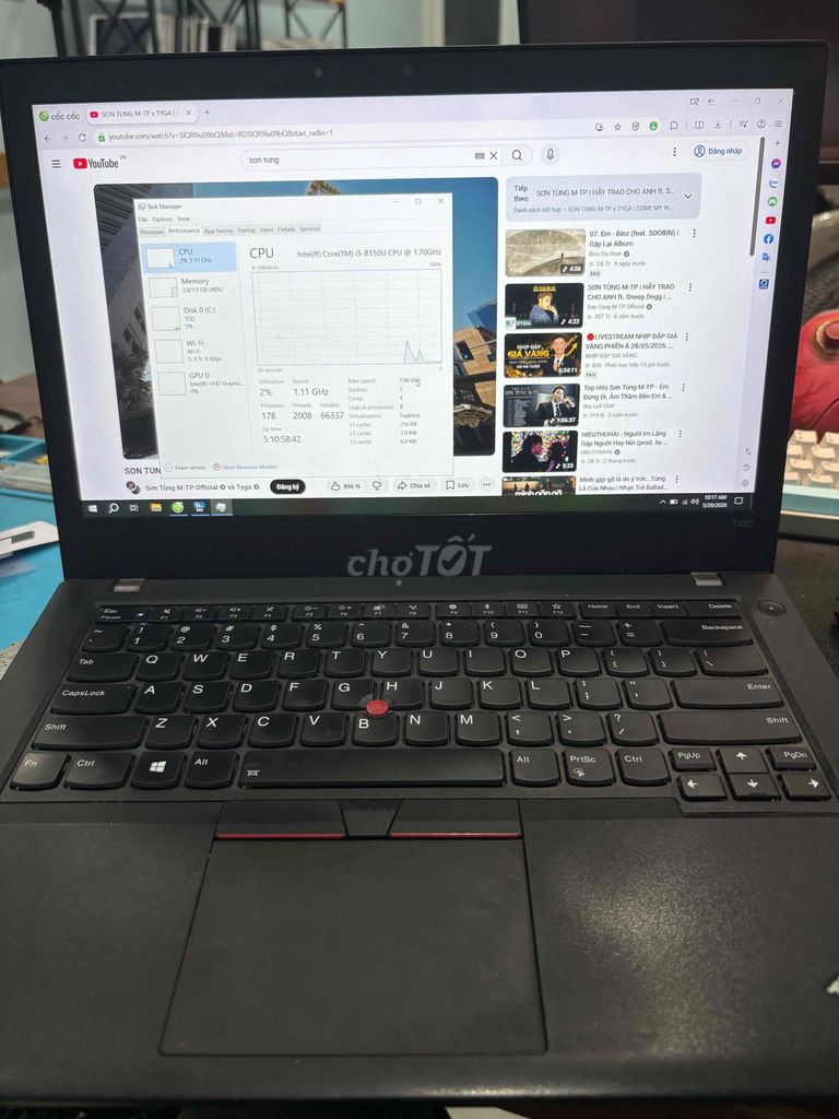 Lenovo Thinkpad T480 I5 8350u 8GB/512GB. Mua bán Laptop tại Quận Hai Bà Trưng Hà Nội được đăng bởi Dũng hình 1