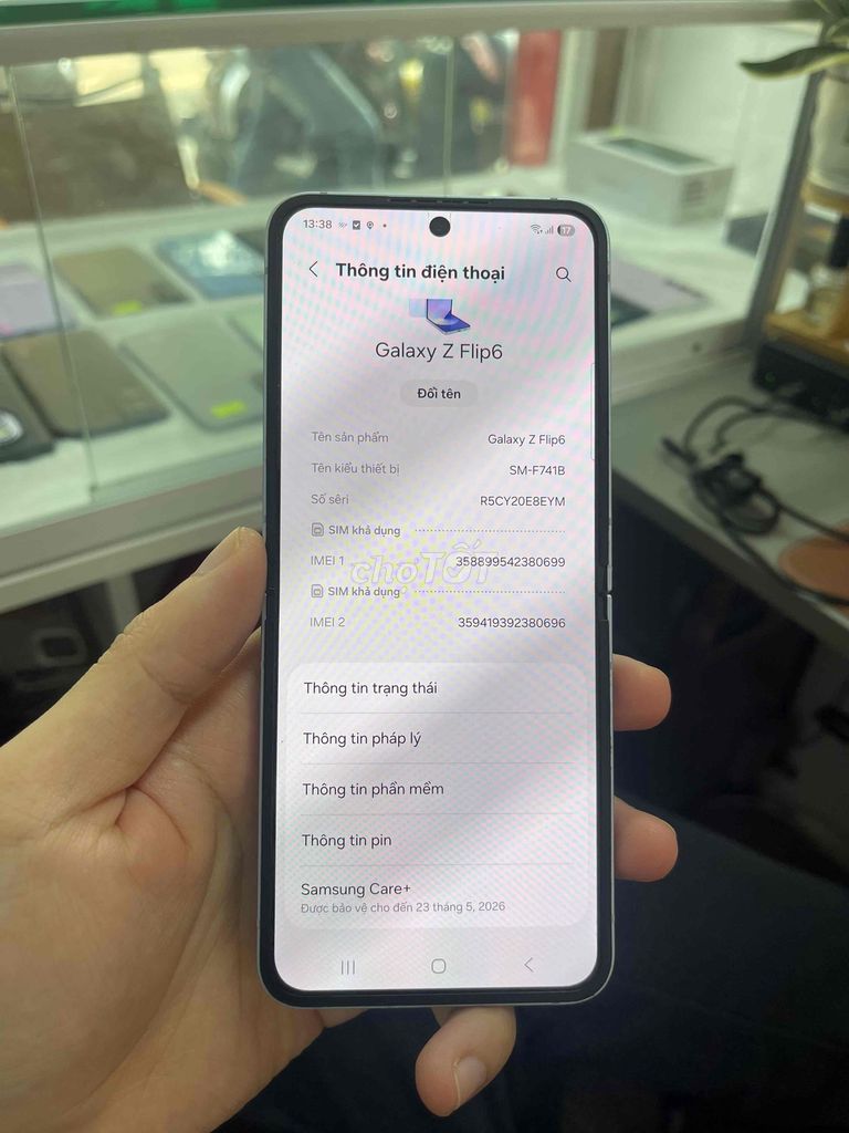 SAMSUNG Z FILP 6 bản VN R12/256GB còn bh đến t5. Mua bán Điện thoại tại Quận Đống Đa Hà Nội được đăng bởi HIẾU STORE hình 1
