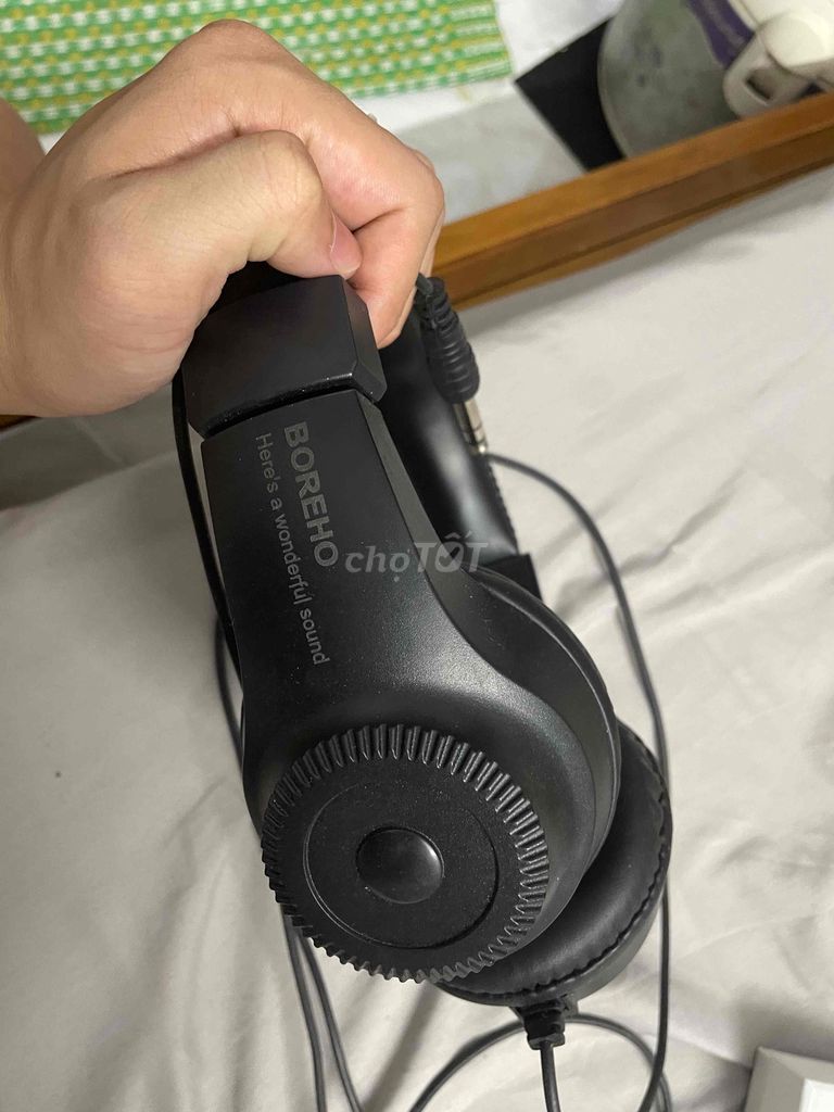 Tai nghe BOREHO Đen. Mua bán Tivi, Âm thanh tại Quận Hà Đông Hà Nội được đăng bởi hiên hình 1