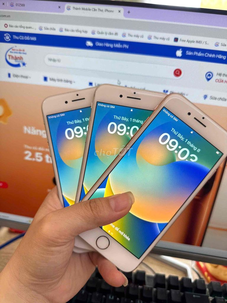 iPhone 8 quốc tế -  64GB - pin 85%. Mua bán Điện thoại tại Quận Ninh Kiều Cần Thơ được đăng bởi Thànhmobile hình 1