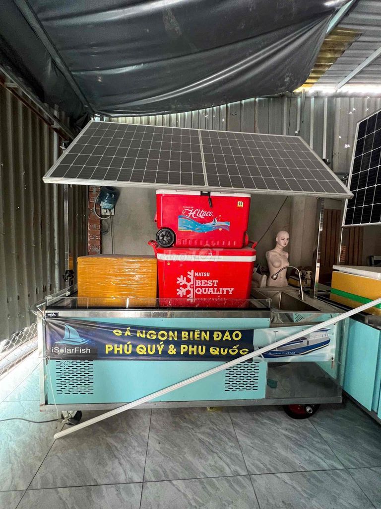 Xe bán hải sản/thực phẩm ĐIỆN MẶT TRỜI SolarFish c. Mua bán Đồ chuyên dụng, Giống nuôi trồng tại Quận Bình Tân Tp Hồ Chí Minh được đăng bởi Minh Khang hình 1