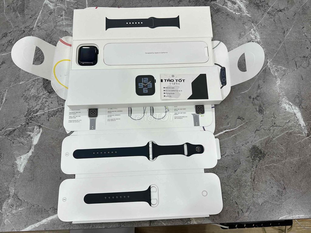 Apple wacth SE2 44mm nhôm đen midnight fulbox p95%