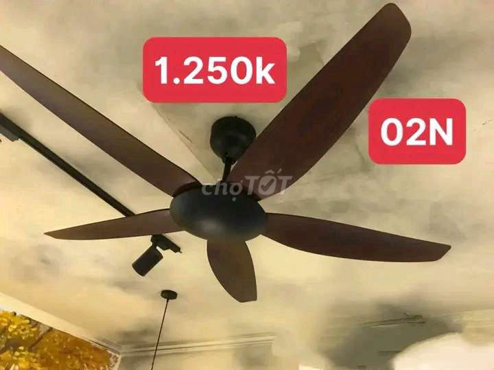 Quạt trần 5 cánh, có khiển, Mới 99% nguyên hộp xốp. Mua bán Quạt tại Quận Hoàng Mai Hà Nội được đăng bởi Phương hình 1