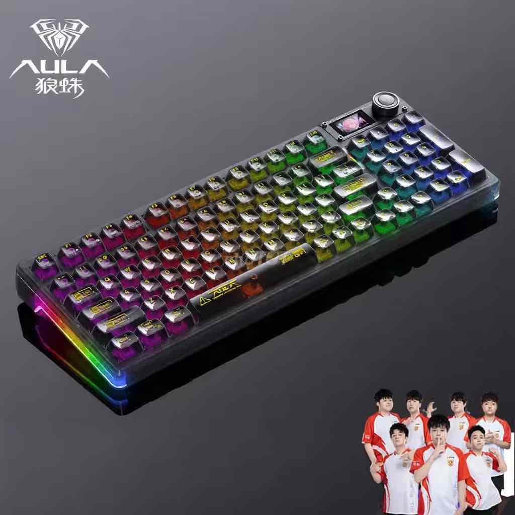 Bàn phím cơ Aula F108pro Xám Bụi. Mua bán Phụ kiện (Màn hình, Chuột...) tại Huyện Trần Đề Sóc Trăng được đăng bởi Kim Pái hình 1