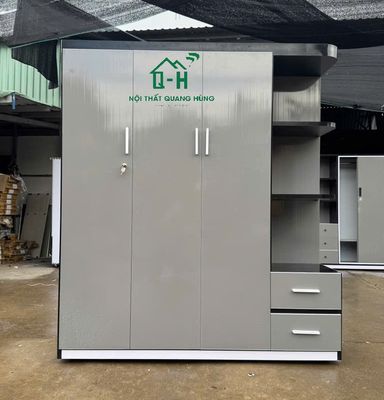 TỦ NHỰA ĐÀI LOAN MÀU XÁM CÓ KỆ - TỦ QUẦN ÁO NHỰA. Mua bán Tủ, kệ gia đình tại Quận Tân Phú Tp Hồ Chí Minh được đăng bởi LÊ VĂN HÙNG