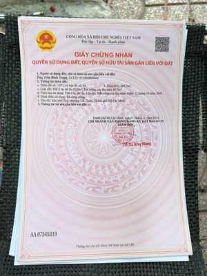 Chính chủ bán lô đất 101m2 có sẵn nhà sát sông SG, thông QL13 - TP HCM