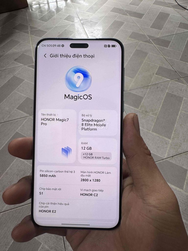 Honor Magic7 Pro 12GB/512GB Xanh, Đen. Mua bán Điện thoại tại Huyện Châu Thành Bến Tre được đăng bởi Từ Văn Thanh hình 1