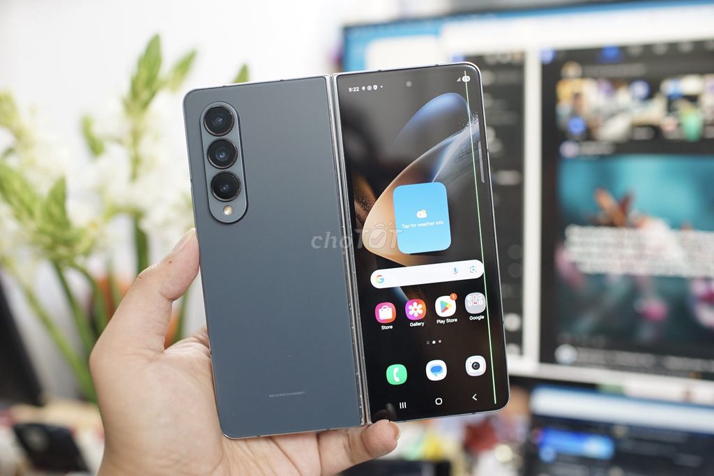 Samsung Z Fold4 5G (12/256GB) Xanh - SSVN 2sim sọc. Mua bán Điện thoại tại Quận 5 Tp Hồ Chí Minh được đăng bởi Lê Trọng Tấn hình 1