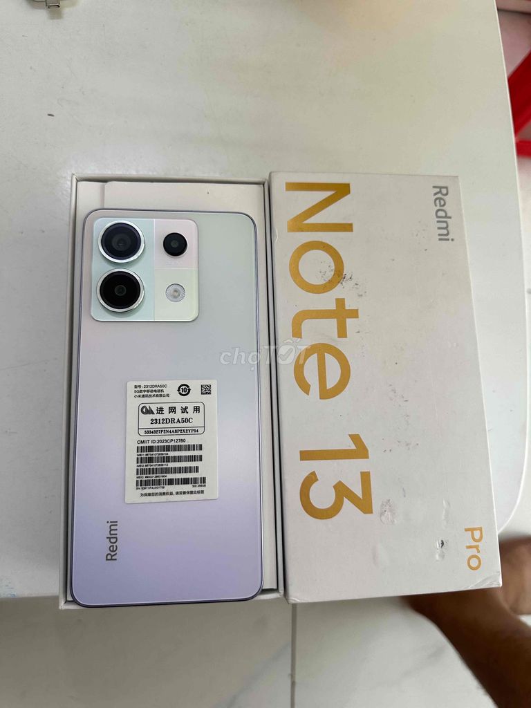 note13 pro 5g 12/256 fulbox 99% 7sgen2 pin5k1 67w