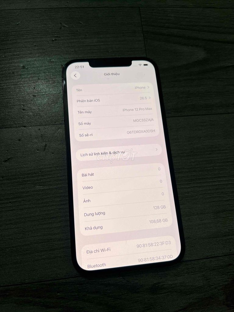 Apple iPhone 12 Pro Max 128GB Xanh Đã qua sử dụng. Mua bán Điện thoại tại Quận 8 Tp Hồ Chí Minh được đăng bởi Hồng Hậu hình 1