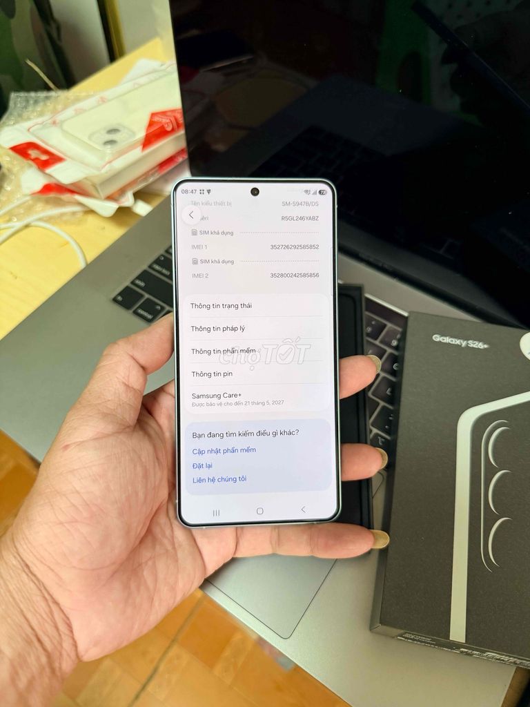 Samsung Galaxy S26 Plus 256gb Xanh Care+ 21-05-27. Mua bán Điện thoại tại Quận 6 Tp Hồ Chí Minh được đăng bởi Chuyên mua bán điện thoại laptop hình 1