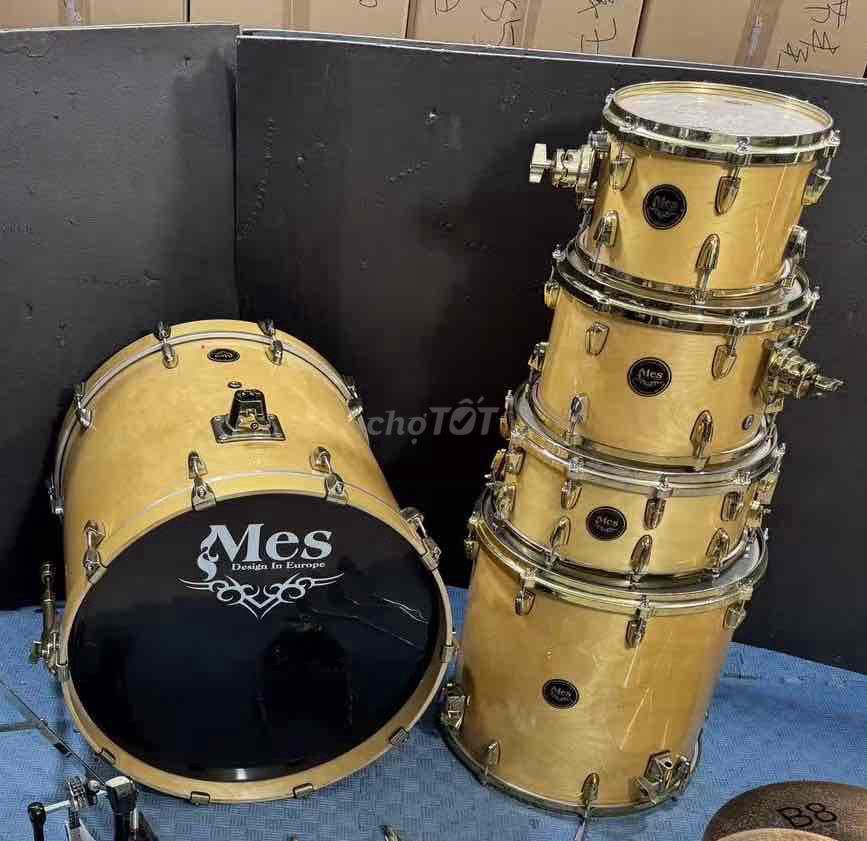 Bộ trống Mes Sơn mài Vàng nhạt. Mua bán Nhạc cụ tại Huyện Hải Hậu Nam Định được đăng bởi Nguyễn Hội hình 1