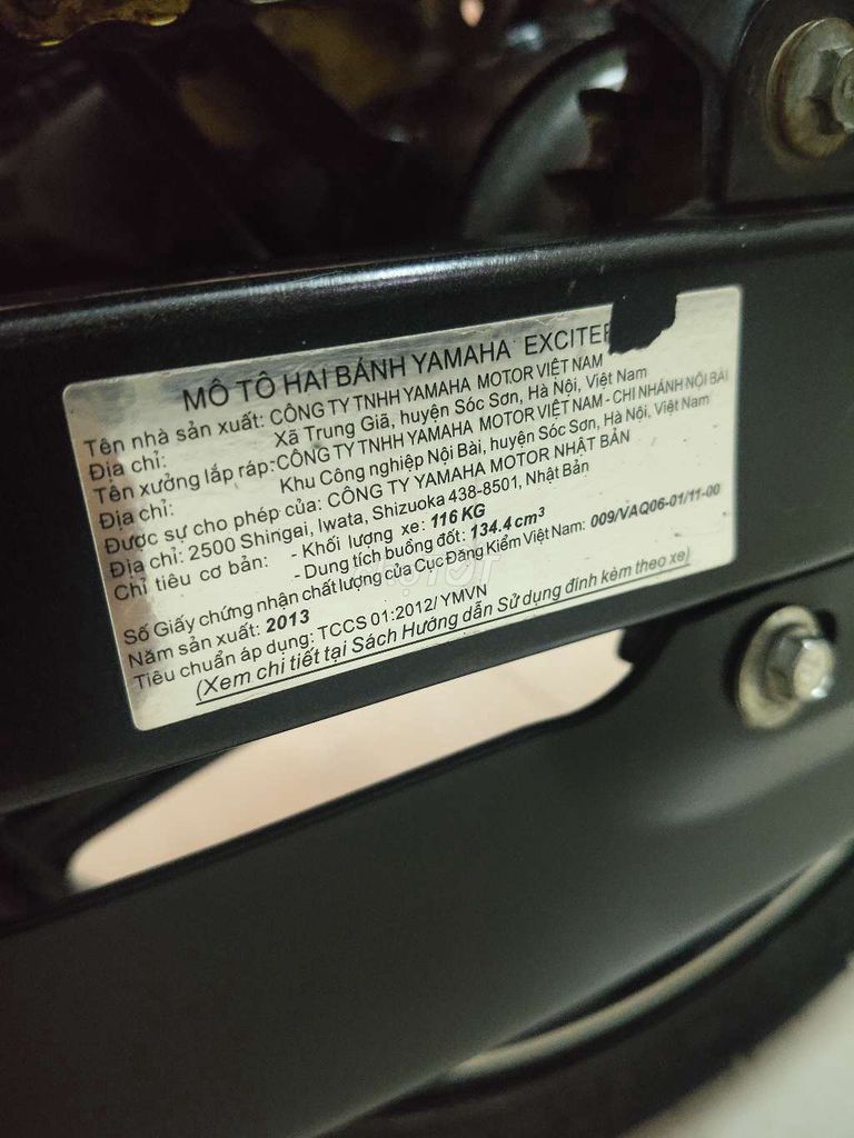 Yamaha Exciter nguyên rin đầu nồi chưa rớt cực đẹp. Mua bán Xe máy tại Quận Gò Vấp Tp Hồ Chí Minh được đăng bởi coffee house Mr hình 15