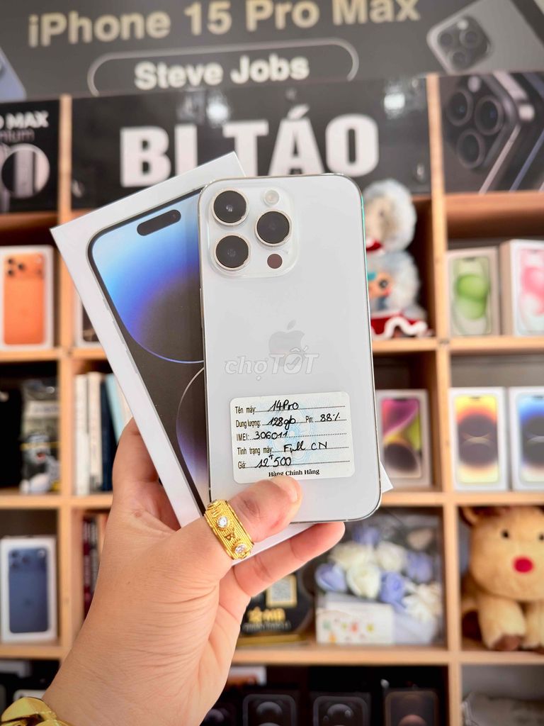 Apple iPhone 14 Pro 128GB Bạc LL/A. Mua bán Điện thoại tại Thành phố Long Xuyên An Giang được đăng bởi Bi Táo Store hình 1