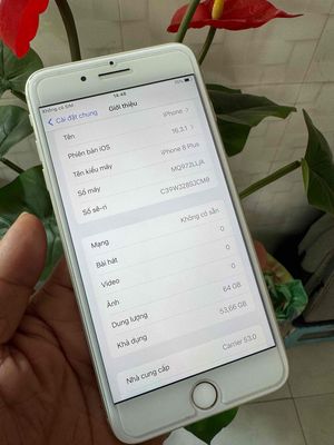 iPhone 8p 64G trắng quốc tế