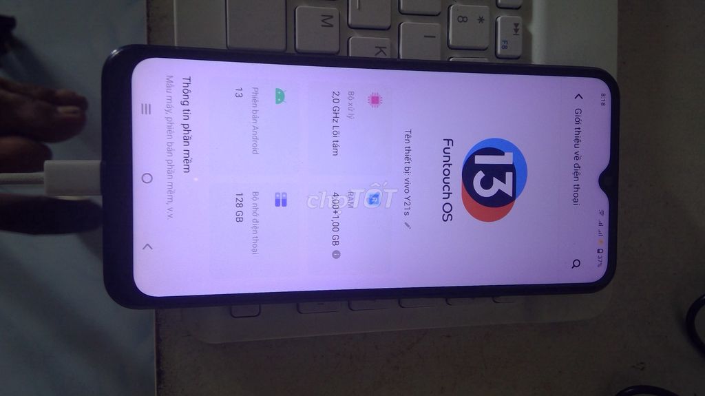 Vivo Y21s 128GB Xanh đậm 90%. Mua bán Điện thoại tại Huyện Dầu Tiếng Bình Dương được đăng bởi Phương Nguyễn hình 1