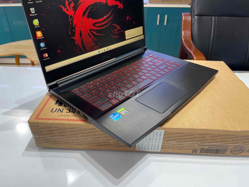 Laptop MSI Gaming GF63 i5 11400H/RTX 3050 Đẹp 99%