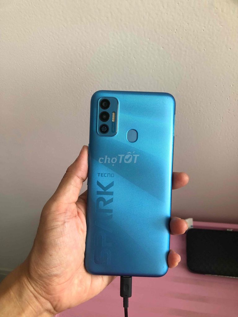 Tecno Spark 7 32GB Xanh. Mua bán Điện thoại tại Quận Cái Răng Cần Thơ được đăng bởi Mourinho hình 1