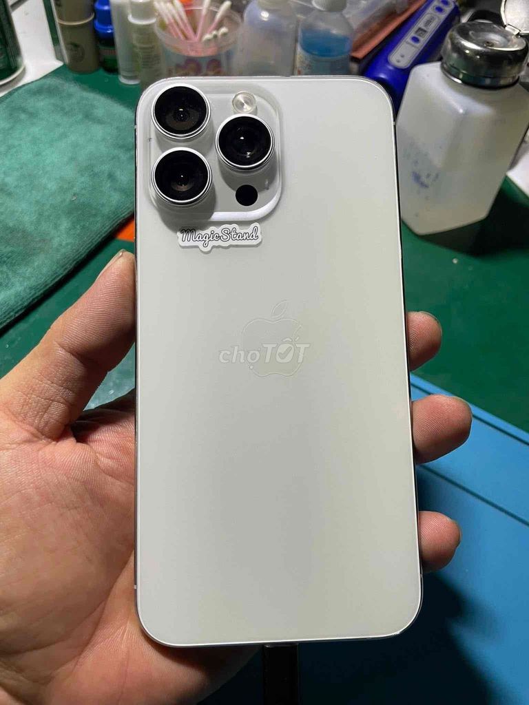 iPhone 15 Pro Max 256GB Trắng Lỗi Face ID. Mua bán Điện thoại tại Thành phố Dĩ An Bình Dương được đăng bởi anh ngọc anh hình 1