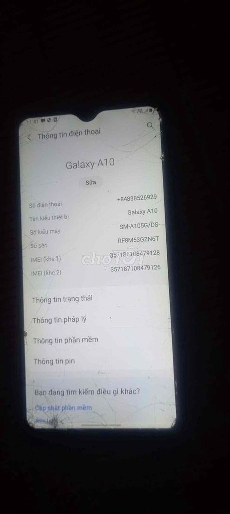 Samsung Galaxy A10 32GB Xanh. Mua bán Điện thoại tại Quận Hoàng Mai Hà Nội được đăng bởi khánh hình 1