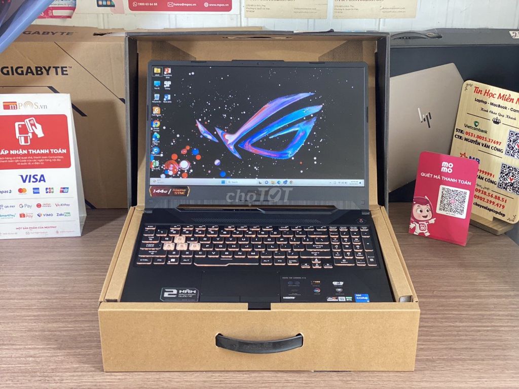 TUF FX506HE, i7_11800H, 16G, 512G, RTX 3050Ti,FBOX. Mua bán Laptop tại Thành phố Thủ Đức Tp Hồ Chí Minh được đăng bởi Tin Hoc Miền Nam hình 1