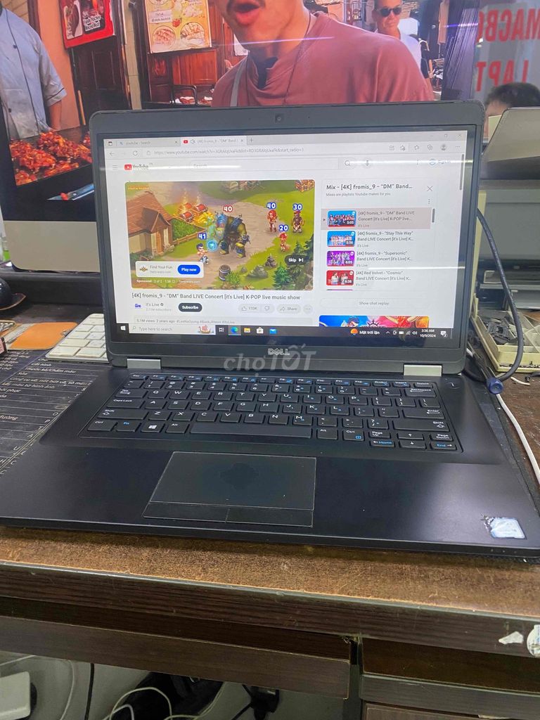 laptop dell latutide 5470 i5 ram 8 ssd 256 màn 14