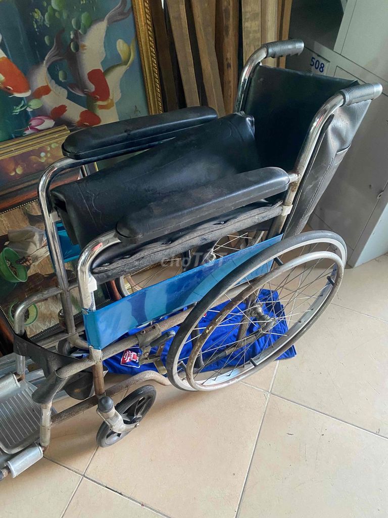 Xe lăn Đen Xanh Đã sử dụng. Mua bán Đồ chuyên dụng, Giống nuôi trồng tại Quận Nam Từ Liêm Hà Nội được đăng bởi Nguyễn Phúc hình 1