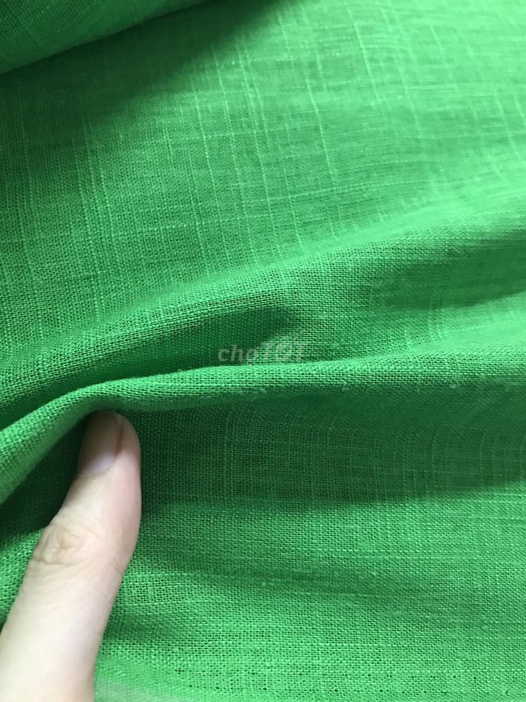 Vải đũi sọc xanh lá. Mua bán Quần áo tại Thành phố Qui Nhơn Bình Định được đăng bởi VẢI LIÊN QUY NHƠN hình 1