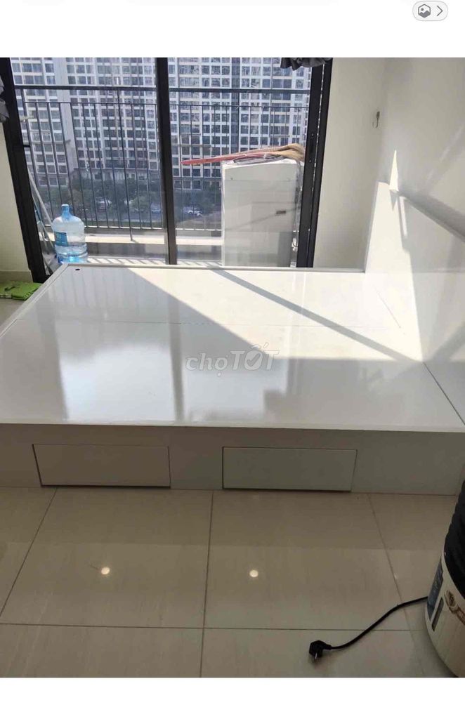Giường ngủ Gỗ MDF 1m6 x 2m Trắng. Mua bán Giường, chăn ga gối nệm tại Quận Phú Nhuận Tp Hồ Chí Minh được đăng bởi hạnh hình 1