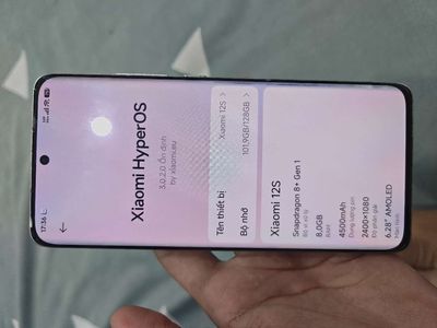 Mi 12S 8/128 có gl