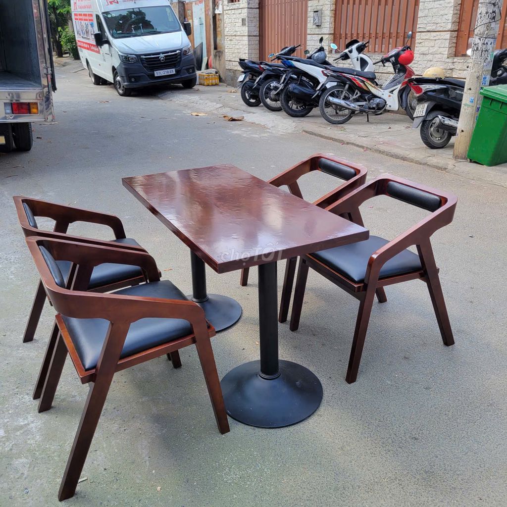 Ghế gỗ Hiroshima,ghế gỗ cafe cao cấp mặt nệm. Mua bán Bàn ghế tại Quận 12 Tp Hồ Chí Minh được đăng bởi Shop Nội thất Phú Nhàn hình 1