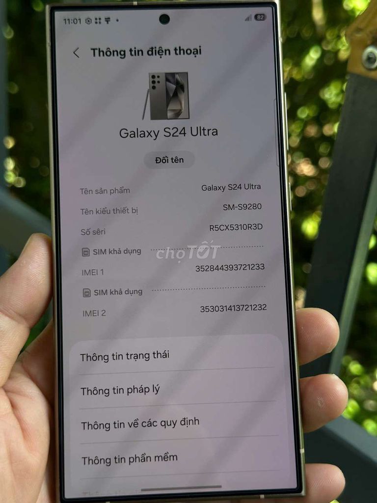 Samsung Galaxy S24 Ultra Vàng. Mua bán Điện thoại tại Huyện Long Mỹ Hậu Giang được đăng bởi Linh hình 1