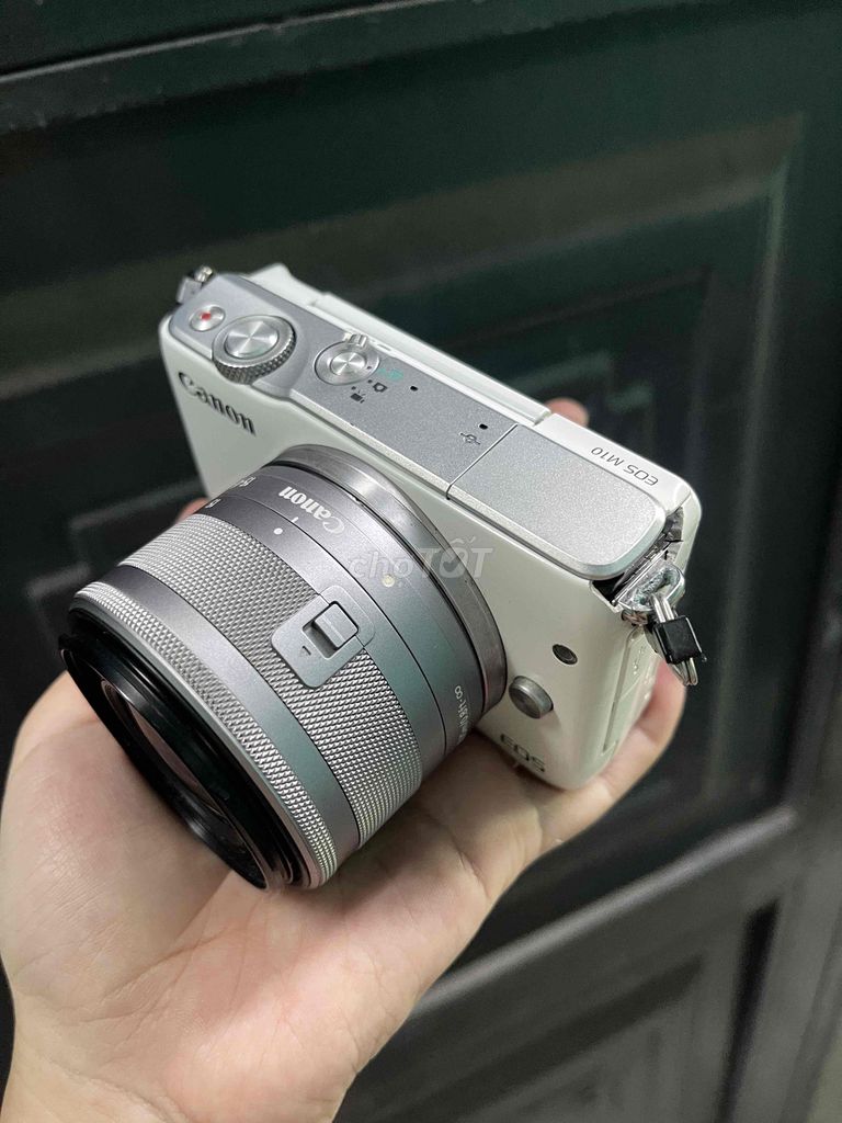 Máy ảnh Canon EOS M10 Trắng Đã sử dụng. Mua bán Máy ảnh, Máy quay tại Quận Liên Chiểu Đà Nẵng được đăng bởi Hồ Thị Cúc hình 1
