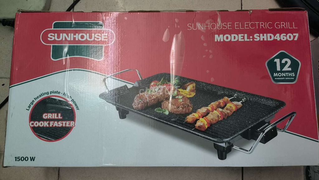 Bếp nướng điện SUNHOUSE SHD4607 Mới. Mua bán Bếp, lò, đồ điện nhà bếp tại Quận Đống Đa Hà Nội được đăng bởi Bùi Cường  hình 1