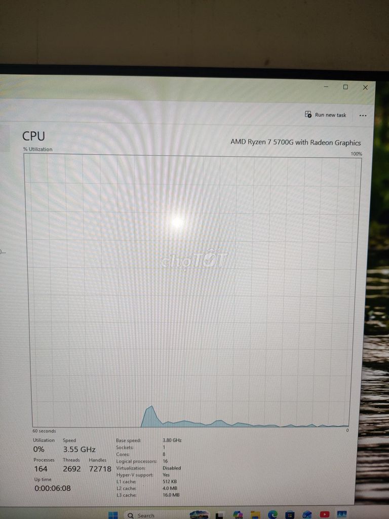 CPU AMD Ryzen 7 5700G 8 nhân 16 luồng. Mua bán Linh kiện (RAM, Card...) tại Thị xã Giá Rai Bạc Liêu được đăng bởi Cuc Datdat hình 1