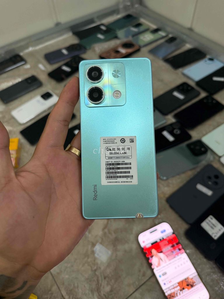 Xiaomi Redmi Note 13 5G 128GB Xanh ngọc. Mua bán Điện thoại tại Quận Tân Bình Tp Hồ Chí Minh được đăng bởi Nguyễn Thắng Mobile hình 1
