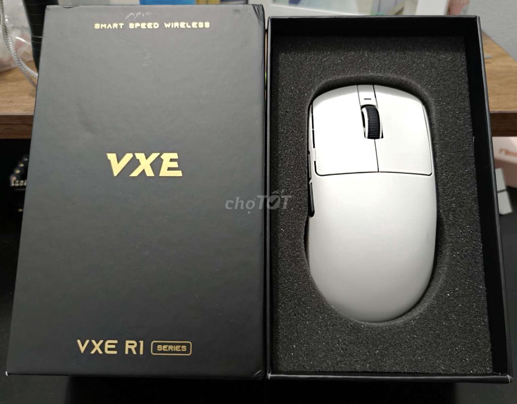 Chuột VXE R1 Promax Trắng. Mua bán Phụ kiện (Màn hình, Chuột...) tại Thành phố Tân An Long An được đăng bởi Lê Thành Trung hình 1