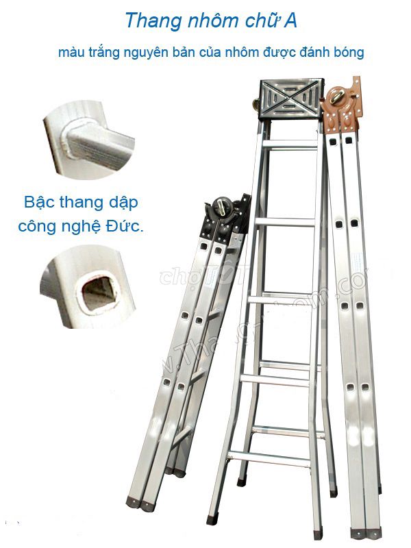 Thang chữ A nhôm gấp gọn. Mua bán Đồ chuyên dụng, Giống nuôi trồng tại Quận Hoàng Mai Hà Nội được đăng bởi Mai Thu Phương hình 1
