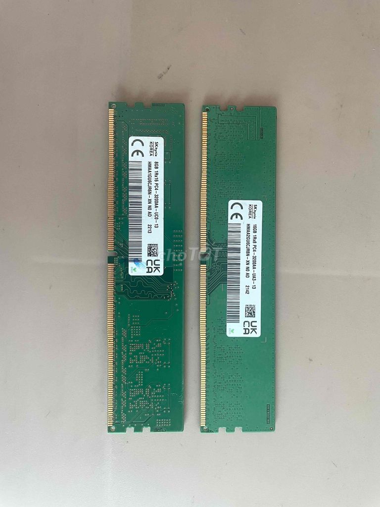RAM SK Hynix 8GB DDR4 và 16gb. Mua bán Linh kiện (RAM, Card...) tại Huyện Long Điền Bà Rịa - Vũng Tàu được đăng bởi Minh Kỷ hình 1