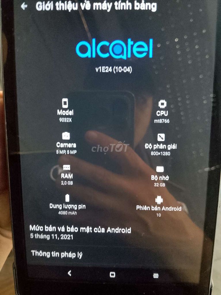 Alcatel 9032X 2GB/32GB. Mua bán Máy tính bảng tại Quận 3 Tp Hồ Chí Minh được đăng bởi Cao Thanh Tuan My hình 1