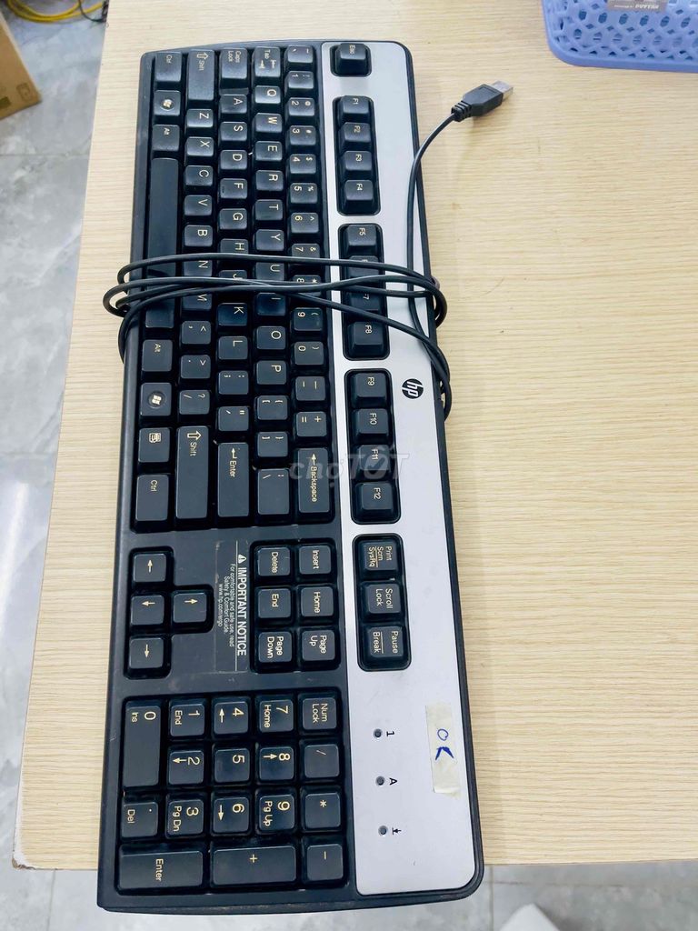 Bàn phím HP Có dây Còn mới. Mua bán Phụ kiện (Màn hình, Chuột...) tại Quận Gò Vấp Tp Hồ Chí Minh được đăng bởi Thanh Lý Ve Chai Đồ Cũ hình 1