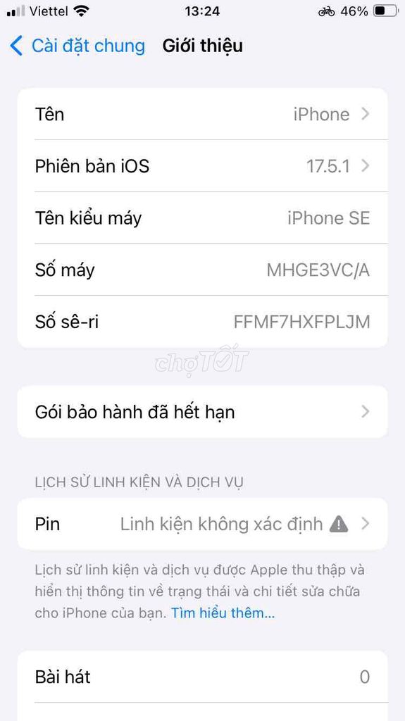 Apple iPhone SE 64GB. Mua bán Điện thoại tại Huyện Cầu Kè Trà Vinh được đăng bởi Xém Uy Tín hình 1