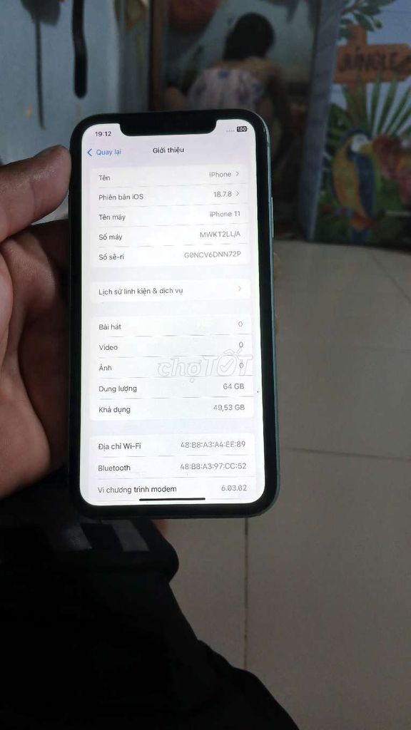 Apple iPhone 11 64GB Xanh Like New. Mua bán Điện thoại tại Quận 12 Tp Hồ Chí Minh được đăng bởi a Tam Grab  hình 1