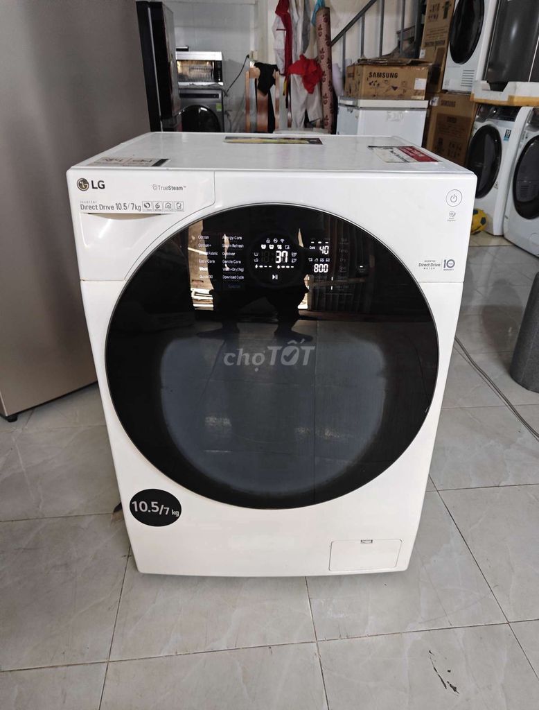  giặt sấy LG Inverter 10.5kg/7kg Full Cảm ứng. Mua bán Máy giặt tại Quận Nam Từ Liêm Hà Nội được đăng bởi Ngoc Nguyen hình 1