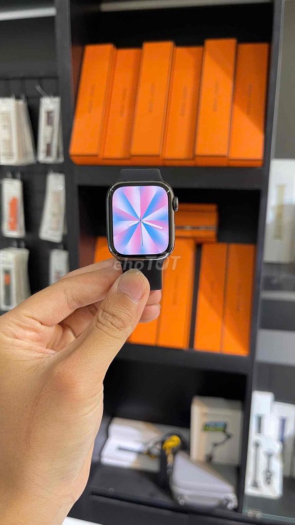 Apple Watch Series 7 41mm Thép Đen esim việt nam. Mua bán Thiết bị đeo thông minh tại Quận Thanh Xuân Hà Nội được đăng bởi Xuân Chính Apple hình 1